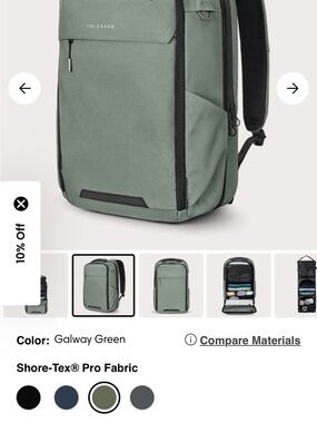 Solgaard Galway Green Men's Everyday Backpack